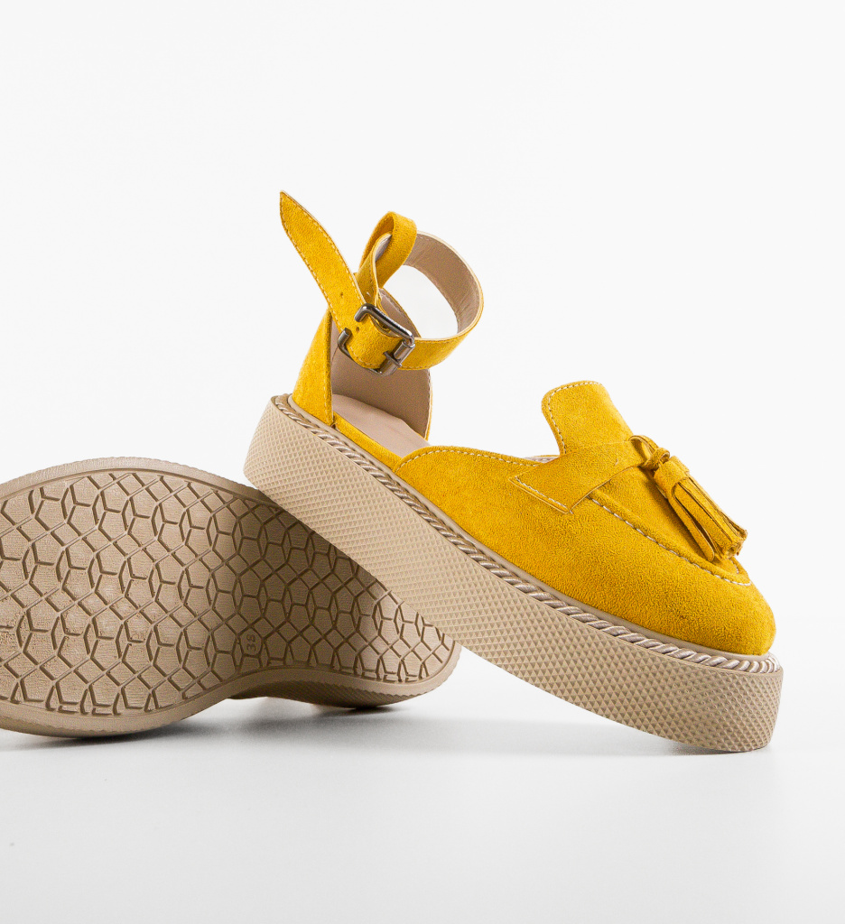 Pantofi Casual Kalin Galbeni | Stil și Confort - imagine 5