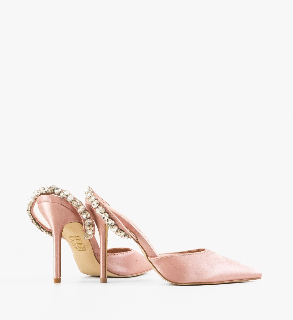 Pantofi Havenot Aurii cu Toc Eleganți - imagine 4