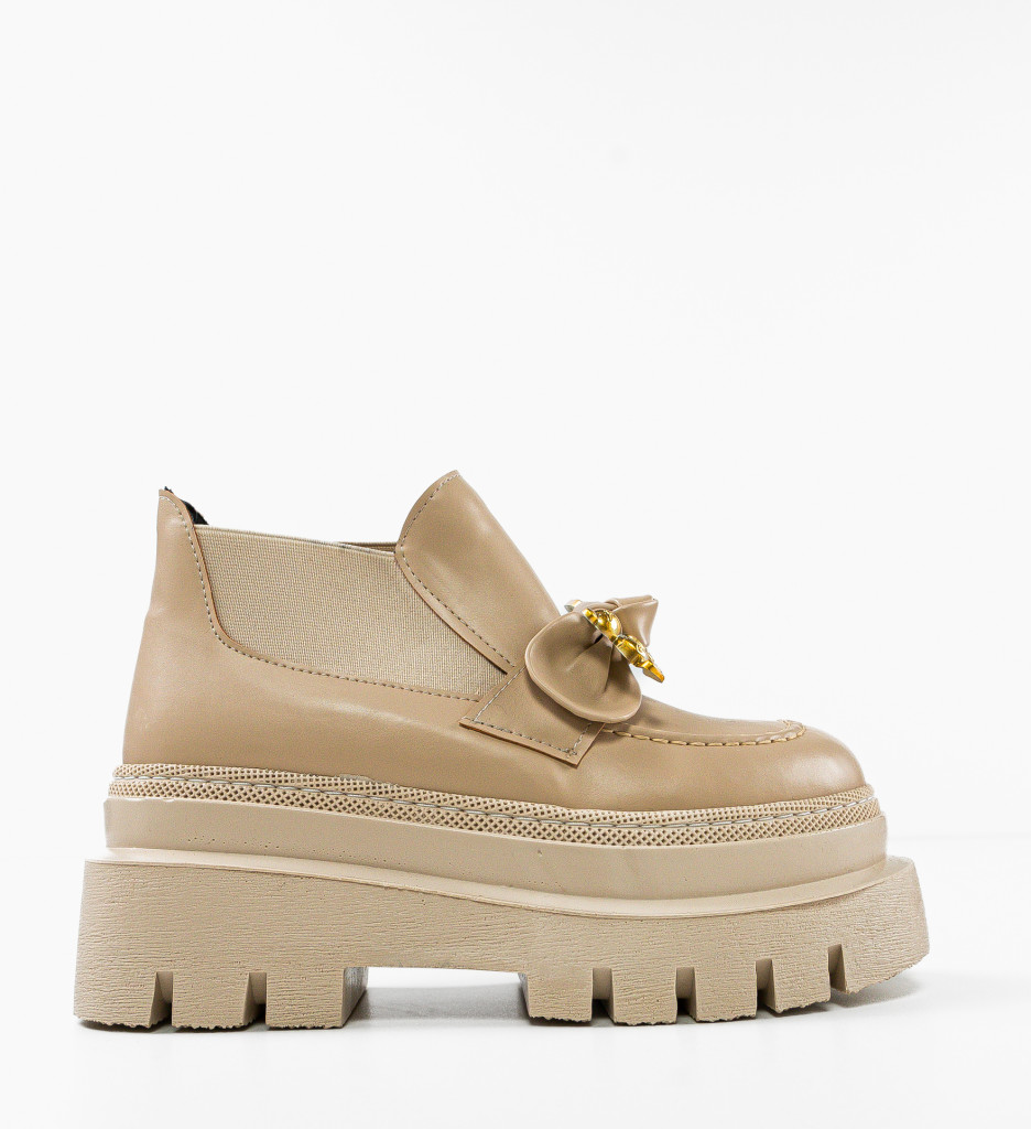 Pantofi Casual Bearya Bej - Confort și Stil Zilnic - imagine 5