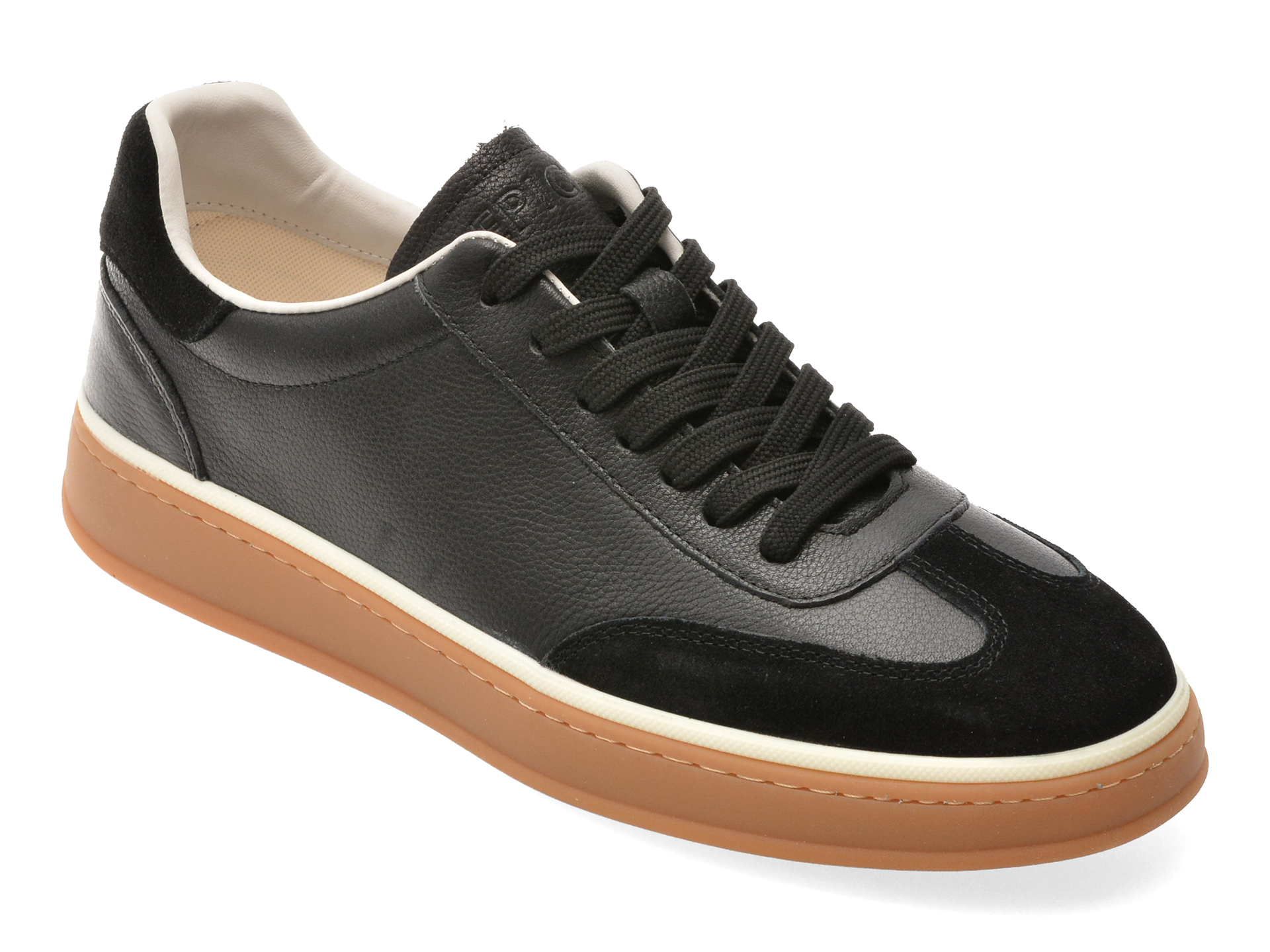 Pantofi Sport EPICA Negri, 59215, Piele Naturală