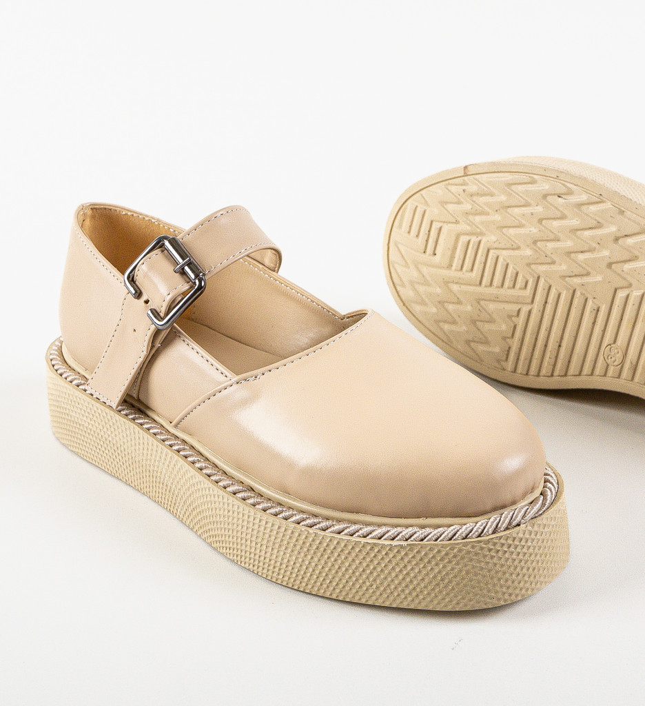 Pantofi Casual Brye Bej | Confort și Stil - imagine 8