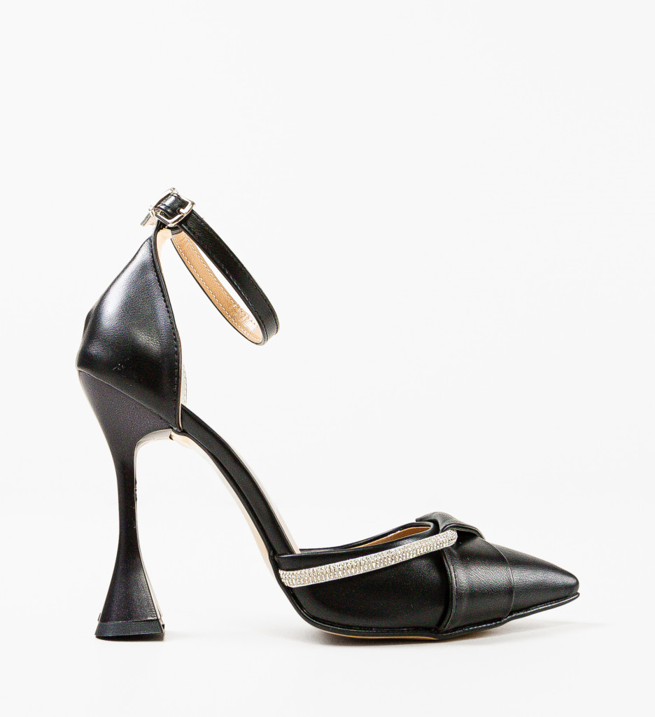 Pantofi Dama Dennedy Negri - Eleganță și Stil - imagine 4