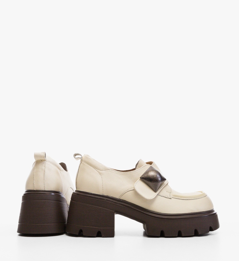 Pantofi Casual Nanyt Bej - Confort & Stil - imagine 4