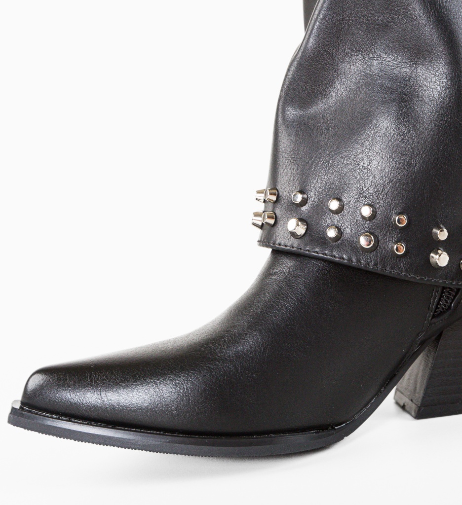 Botine Dama Floor Negre | Eleganță și Confort - imagine 7