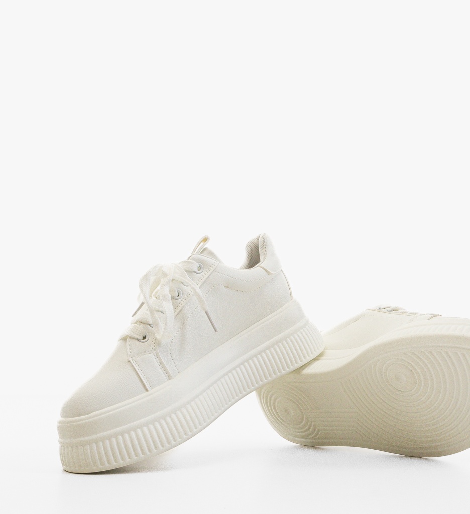 Sneakers Dama Tuyry Albi - Confort și Stil - imagine 7