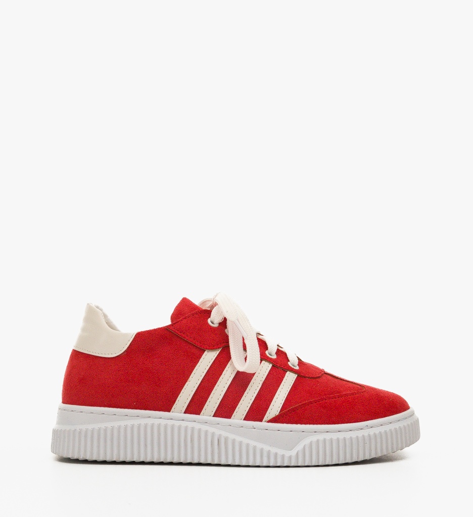 Sneakers Dama Crimson Rosii - Stil și Confort