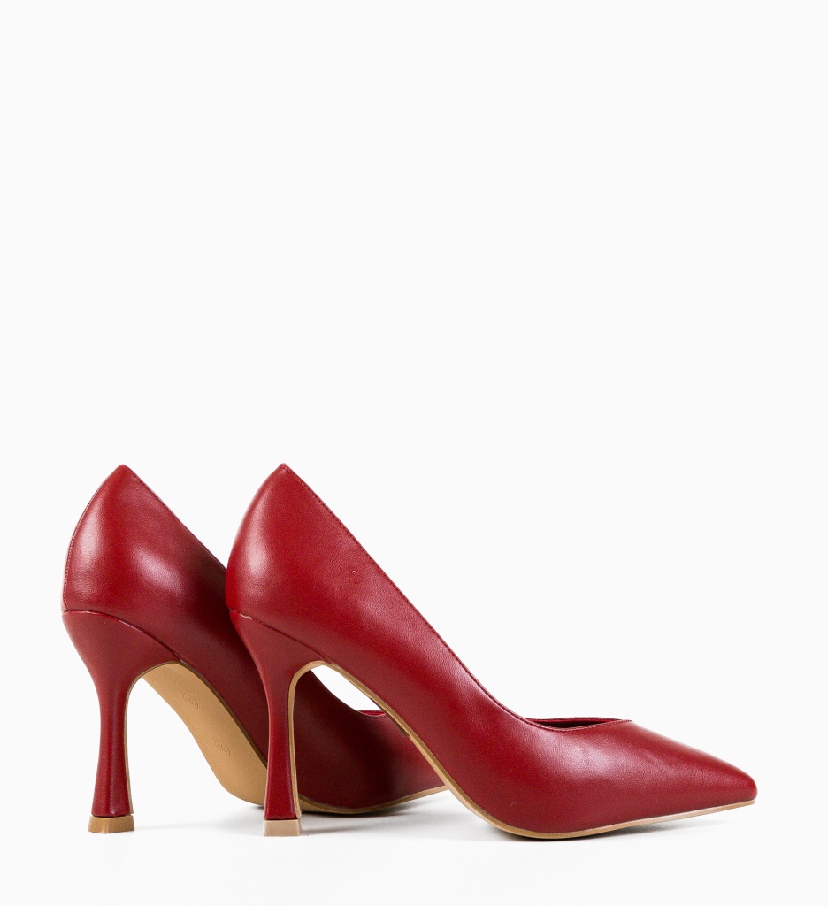 Pantofi Dama Staryu Grena Eleganți - imagine 6