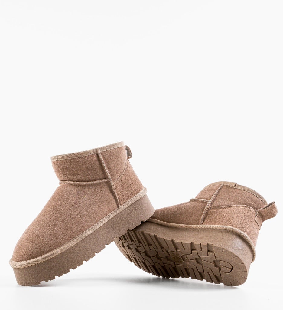 Cizme tip Uggs Bej | Confort Termic Maxim - imagine 6