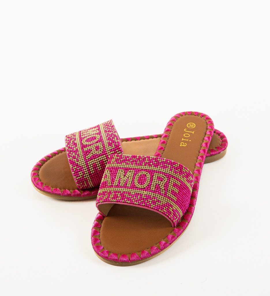 Papuci Dama Ramses Fuchsia | Confort și Stil - imagine 5