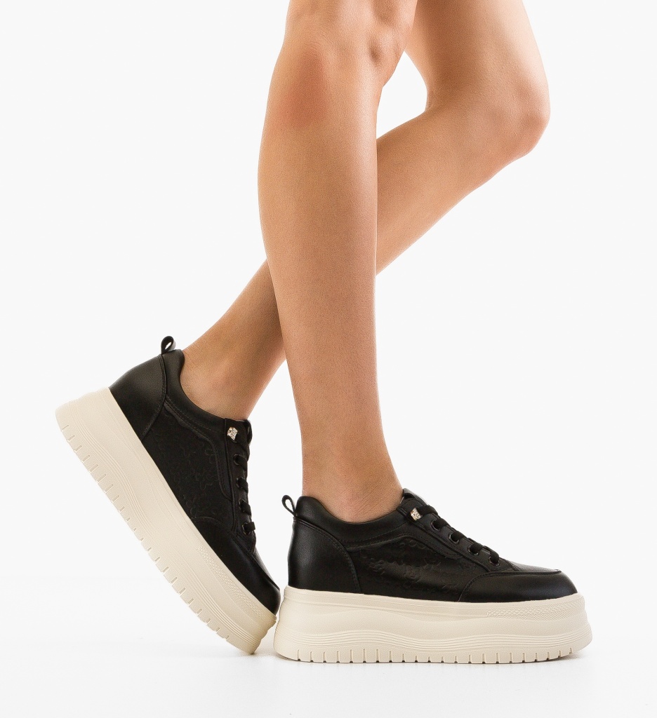 Sneakers Dama Zeland Negri - Confort și Stil