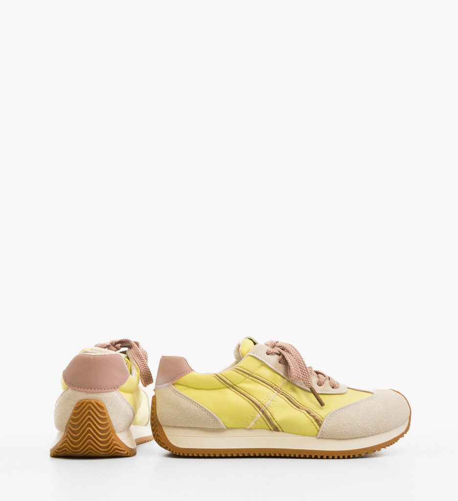 Sneakers Dama Ruben Galbeni - Confort și Stil - imagine 3