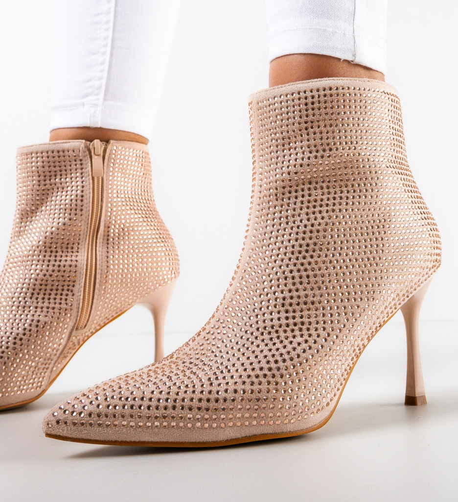 Botine Dama Zayne Aurii - Eleganță și Stil - imagine 4