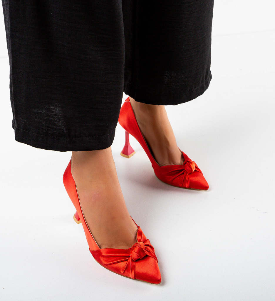 Pantofi Tenerife Rosii - Eleganță și Stil - imagine 2