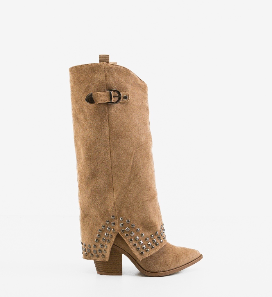 Cizme Dama Eden Khaki | Stil Versatil - imagine 6
