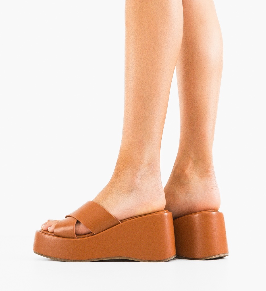 Platforme Dama Odora Camel - Stil și Confort - imagine 3