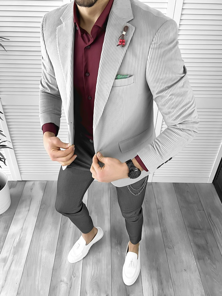Tinuta Barbati Smart Casual 3 Piese Slim Fit