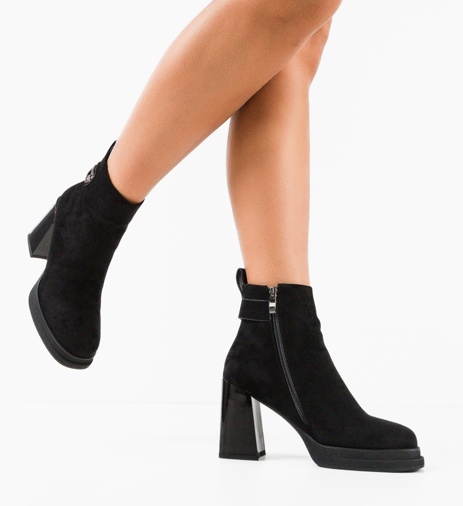 Botine Barthanes Negre - Eleganță și Stil Urban - imagine 5