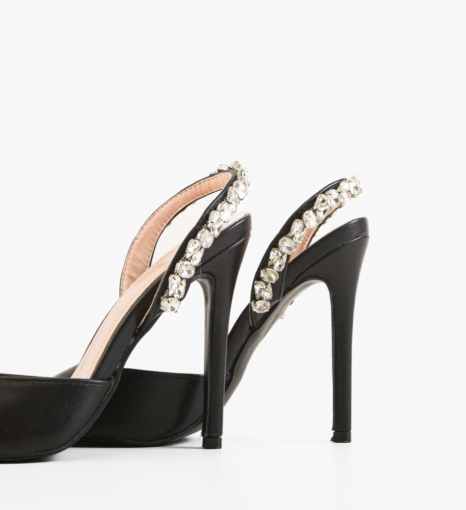 Pantofi Havenot Negri Eleganți cu Toc - Stil Refined - imagine 13