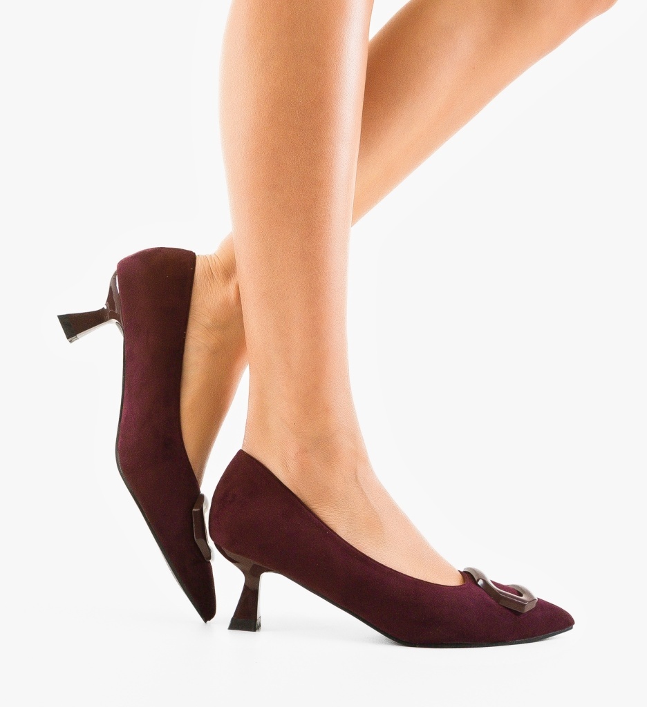 Pantofi Stiletto Lyda Mov - Eleganță și Stil - imagine 2