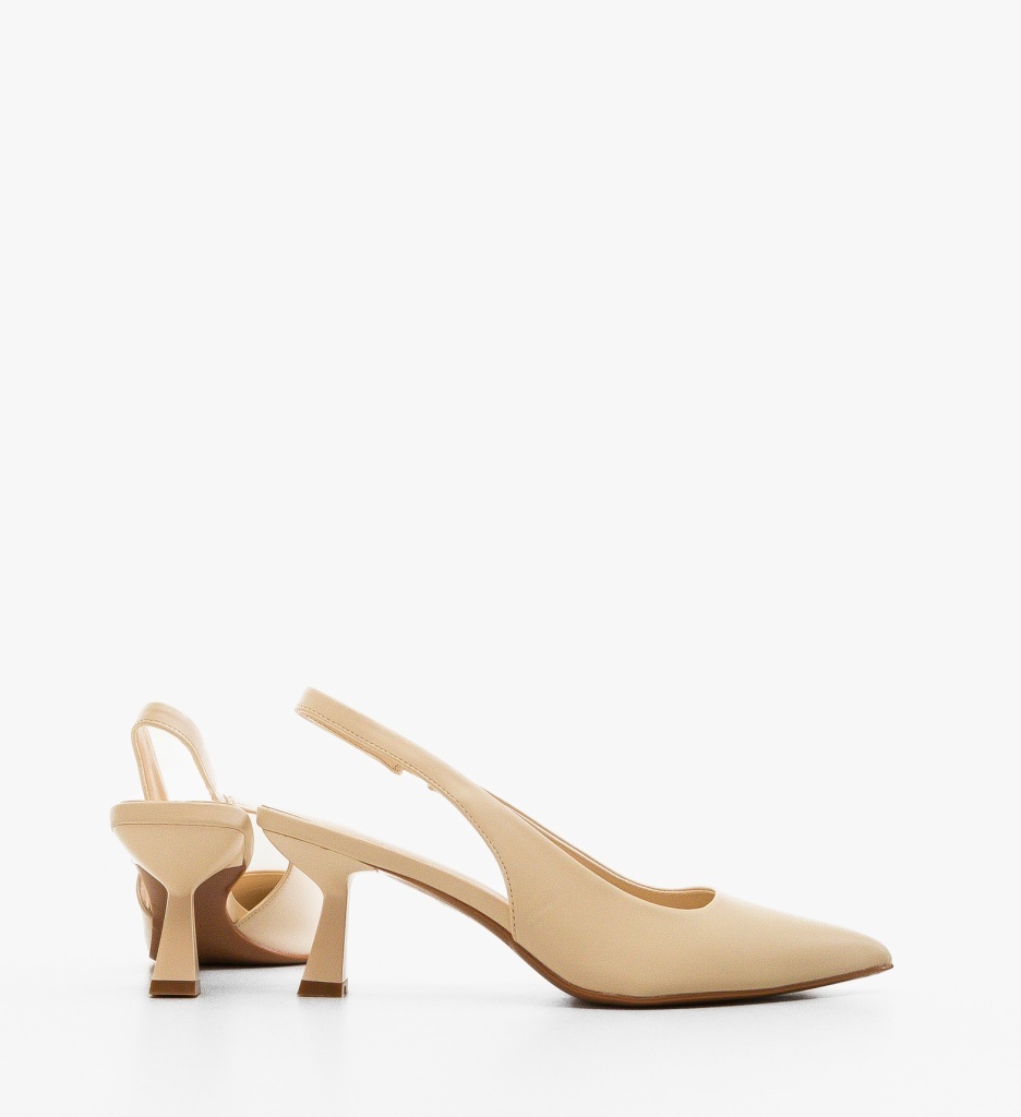 Pantofi Dama Massey Bej Eleganti - imagine 5