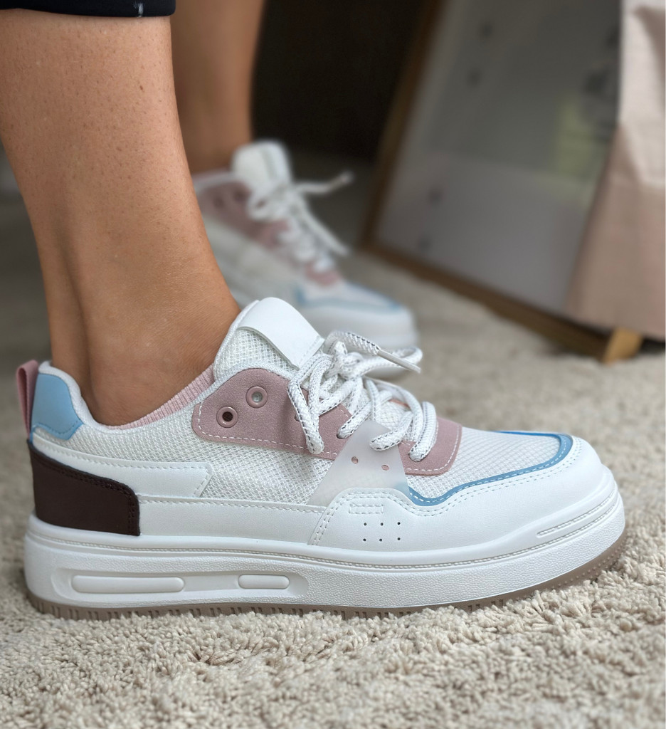 Sneakers Dama Yijun Albi - Confort și Stil - imagine 2