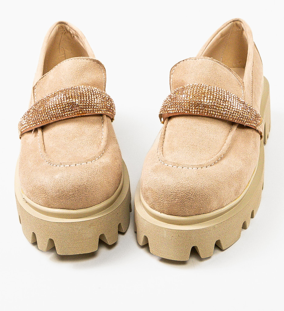 Pantofi Casual Spikez Bej - Confort și Stil - imagine 9