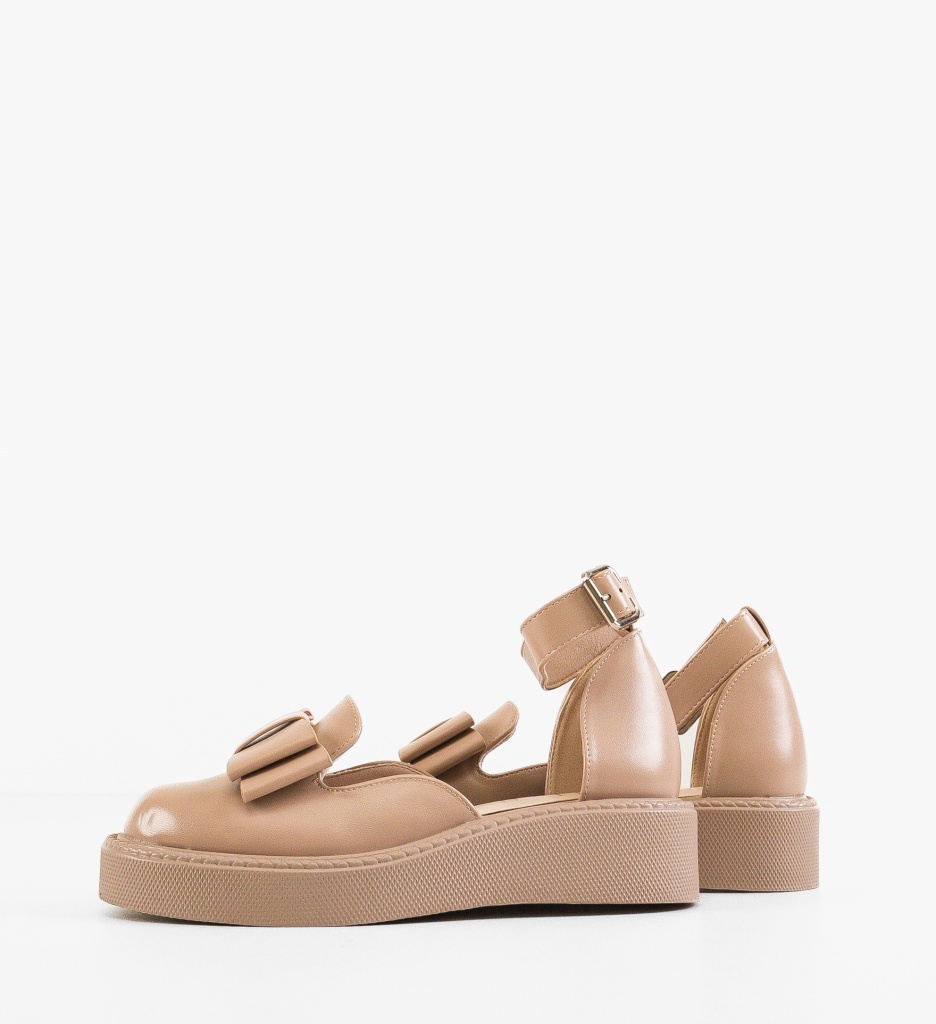 Pantofi Casual Dama Hammbe Bej | Confort - imagine 5