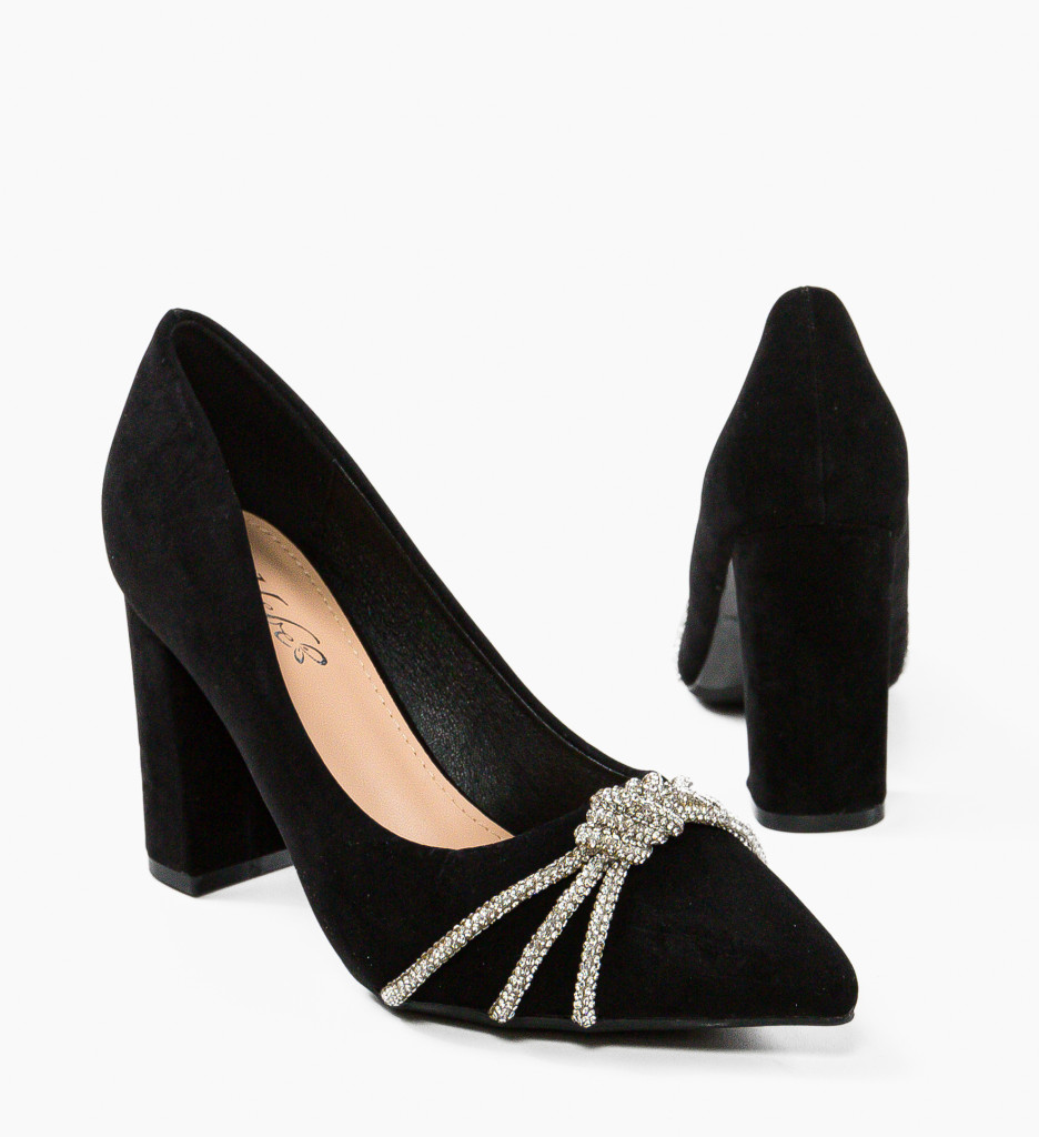 Pantofi Baylor Negri Eleganți - imagine 6