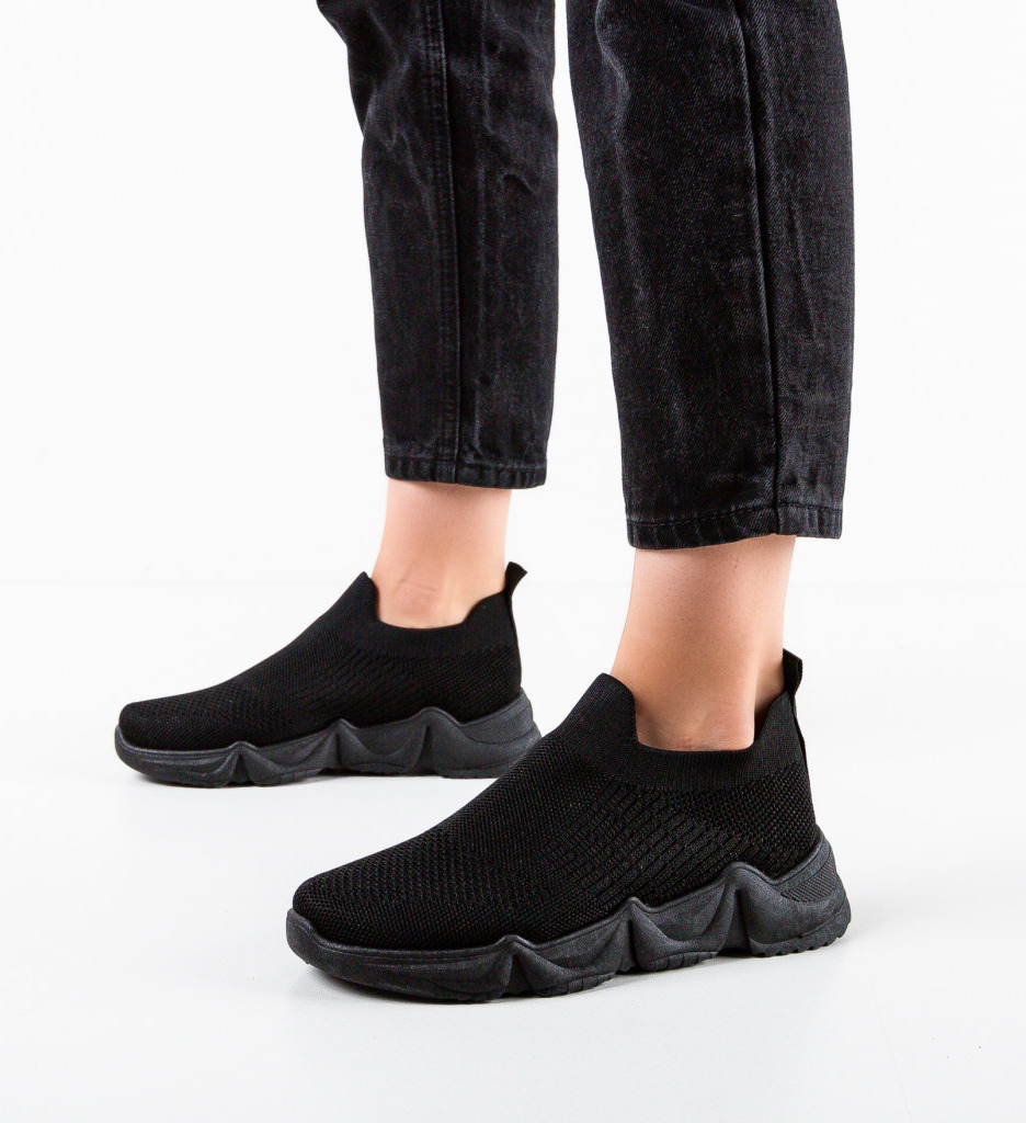 Sneakers Dama Negri - Stil și Confort Urban - imagine 2