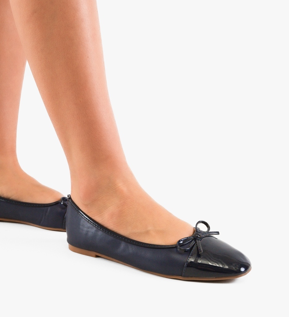 Balerini Dama Zenga Bleumarin Eleganți