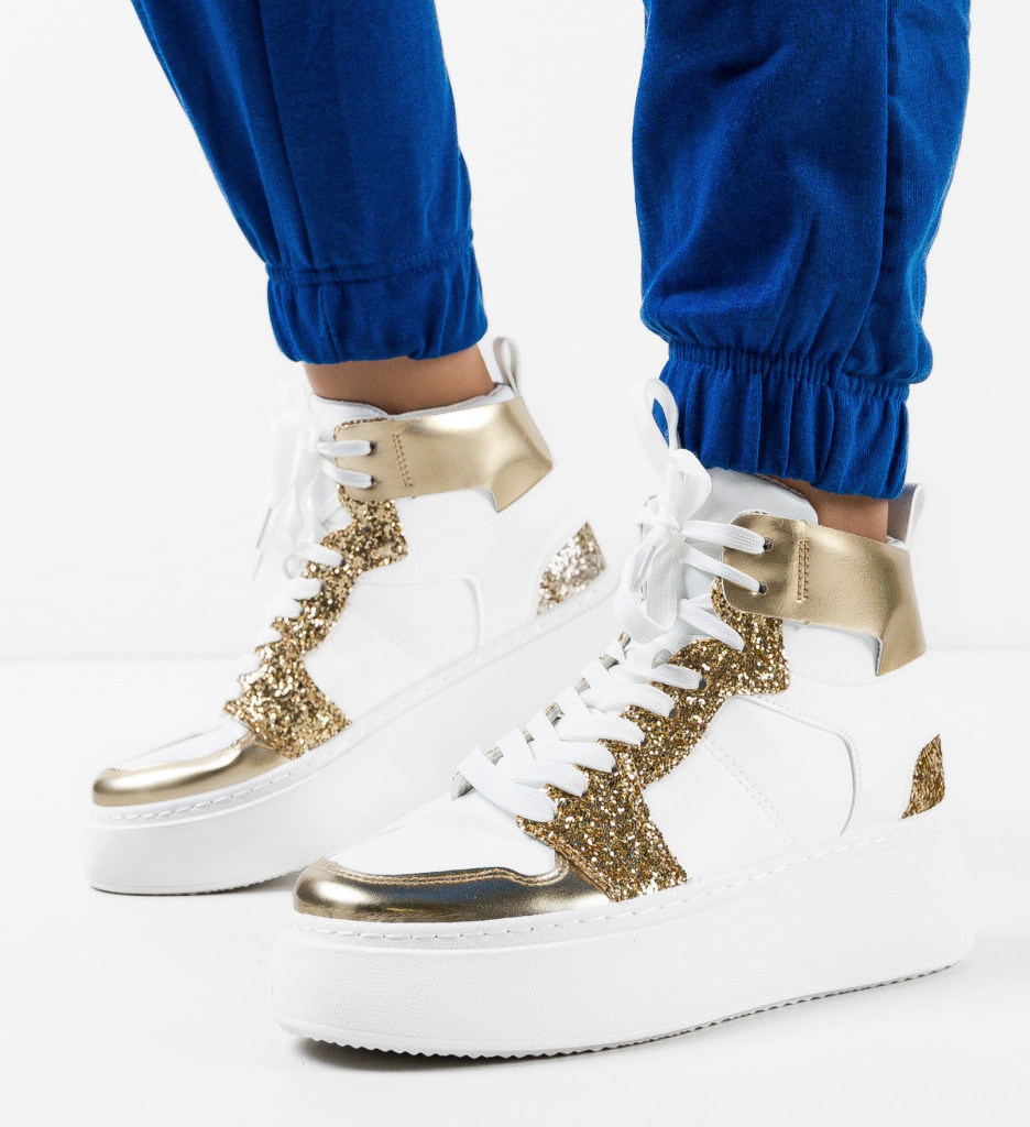 Sneakers Dama Aurii Smithy | Eleganță Urbană - imagine 2