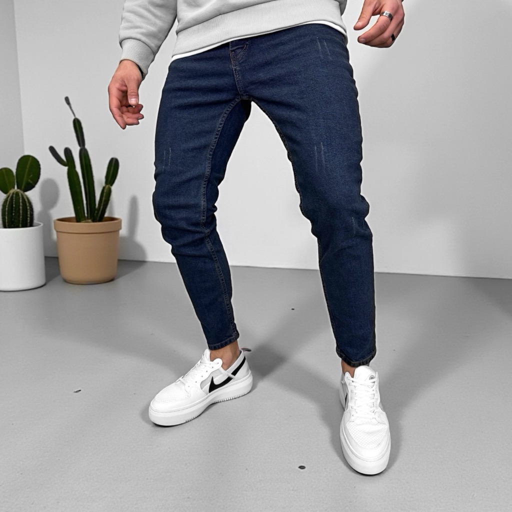 Blugi Barbati Conici Stil Zara | Tapered Fit