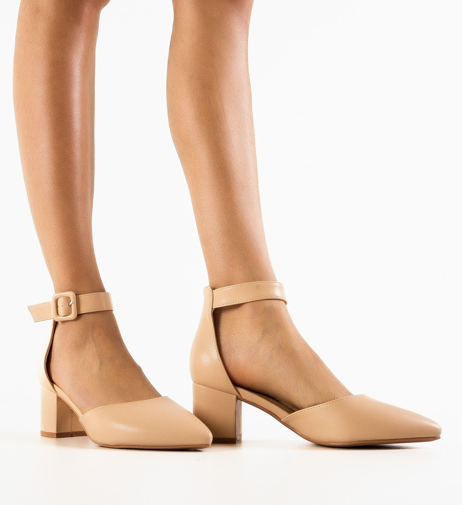 Pantofi Anerose Bej 2 - Eleganță și Confort - imagine 3