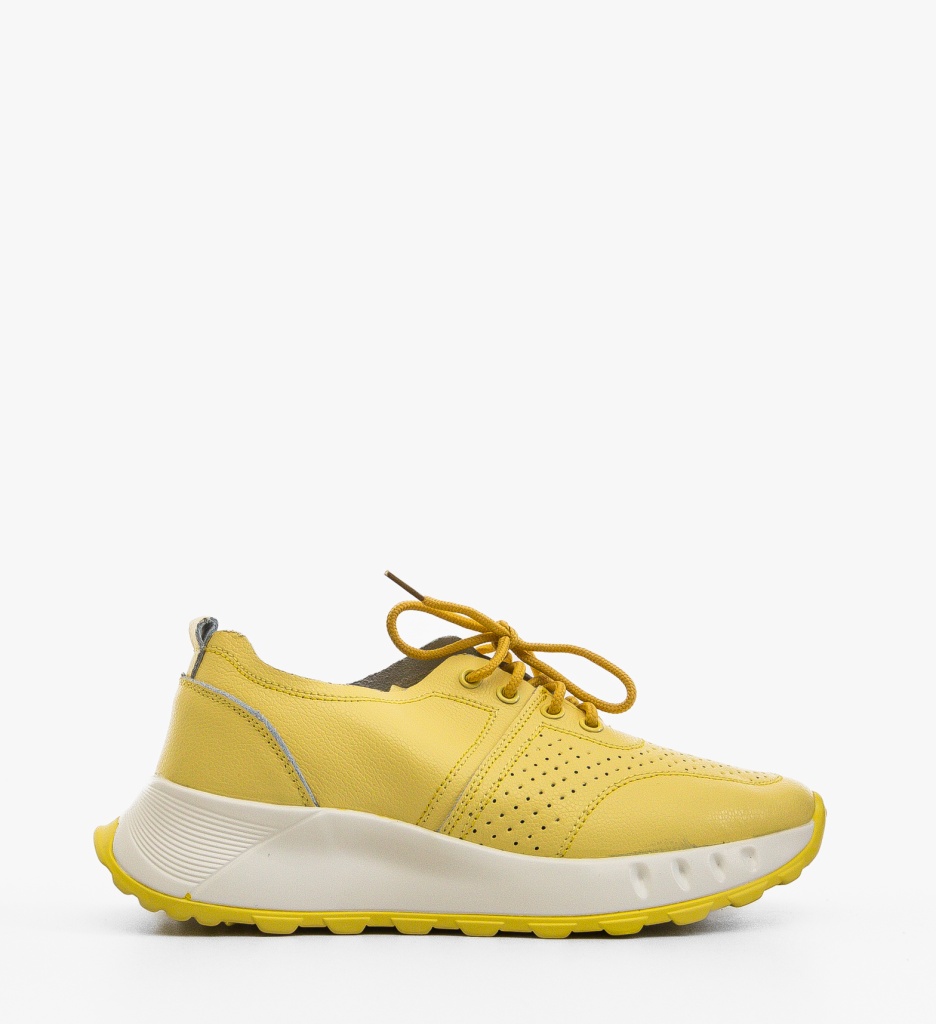 Sneakers Horazia Galbeni - Confort și Stil - imagine 6