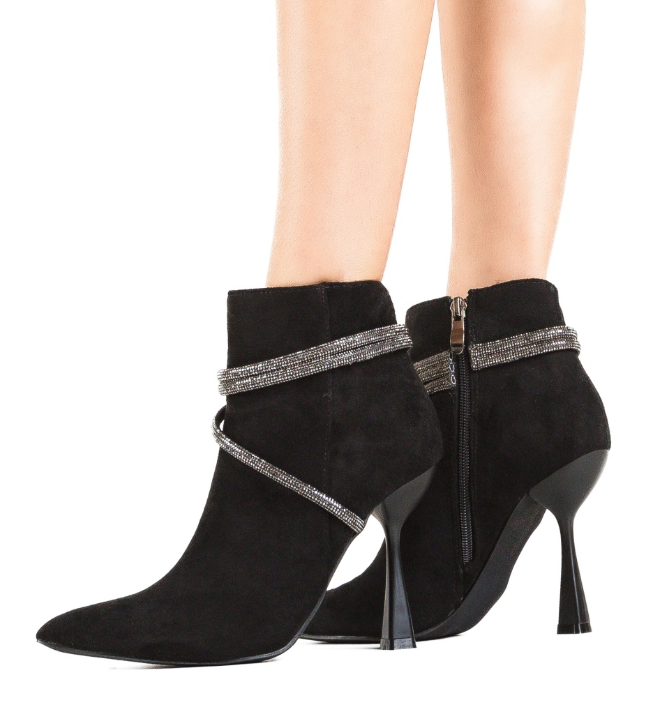 Botine Dama Riese Negre - Eleganță și Confort - imagine 4