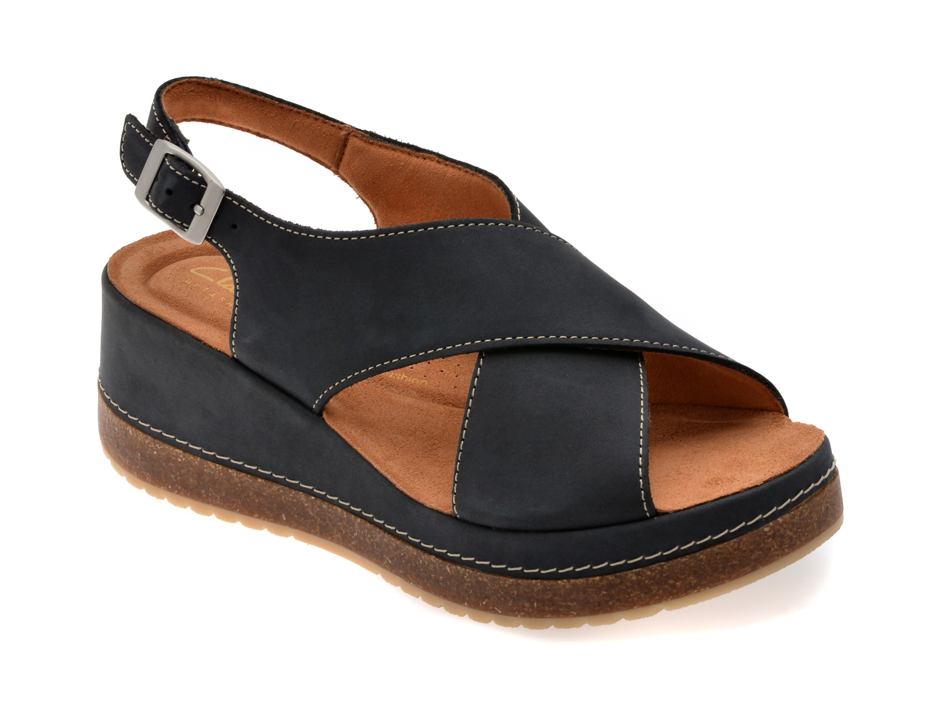 Sandale Clarks KASSSTE bleumarin confortabile