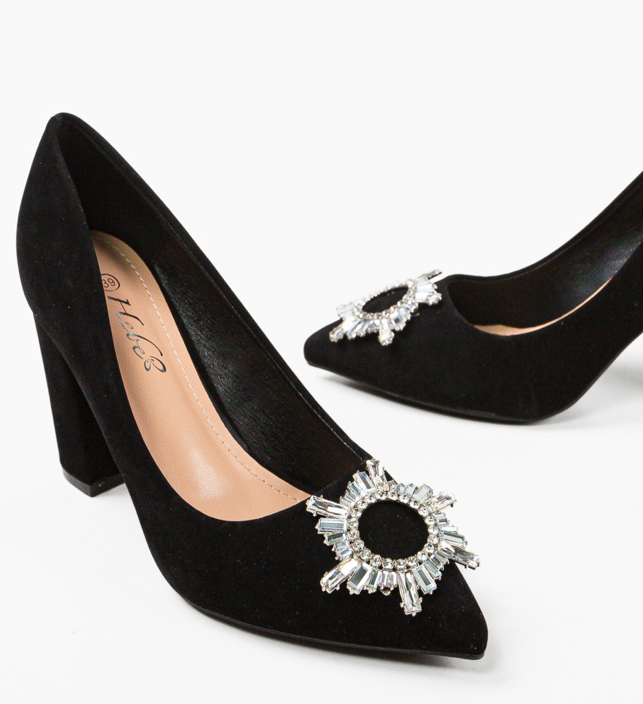 Pantofi Hebebe Negri | Eleganță și Stil - imagine 8