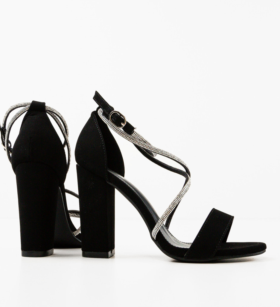 Sandale cu toc Asa Negre - Eleganță și Stil - imagine 7