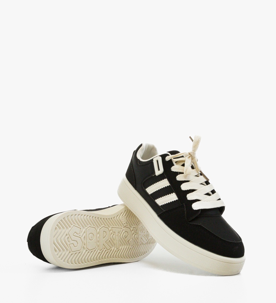 Sneakers Dama Spring Negri - Confort Sporit - imagine 2