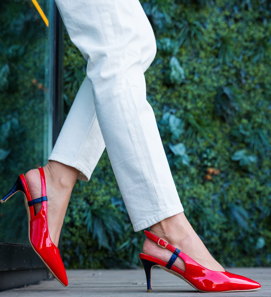 Pantofi Haraj Rosii - Stil Urban Eleganți