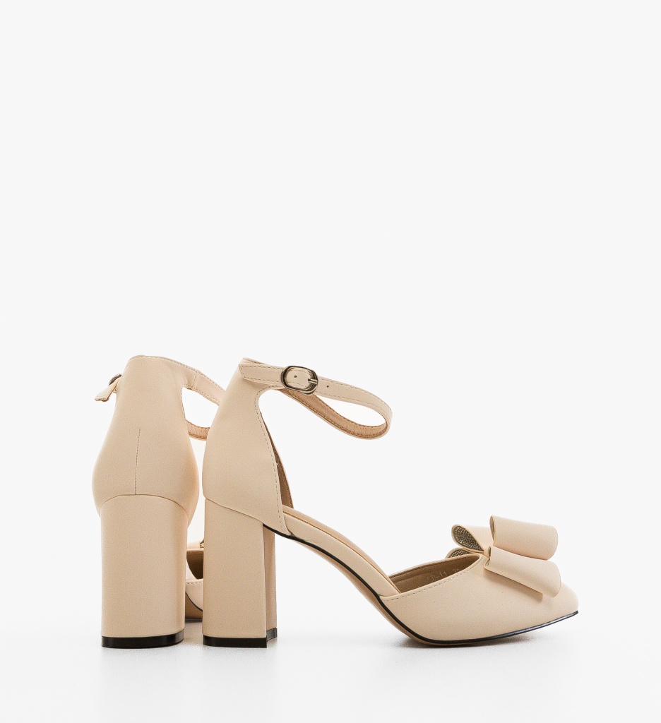 Pantofi dama Numenor Bej eleganți - imagine 2