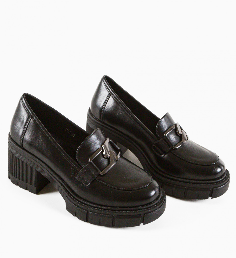 Pantofi Casual Akein Negri - Confort și Stil Zilnic - imagine 6