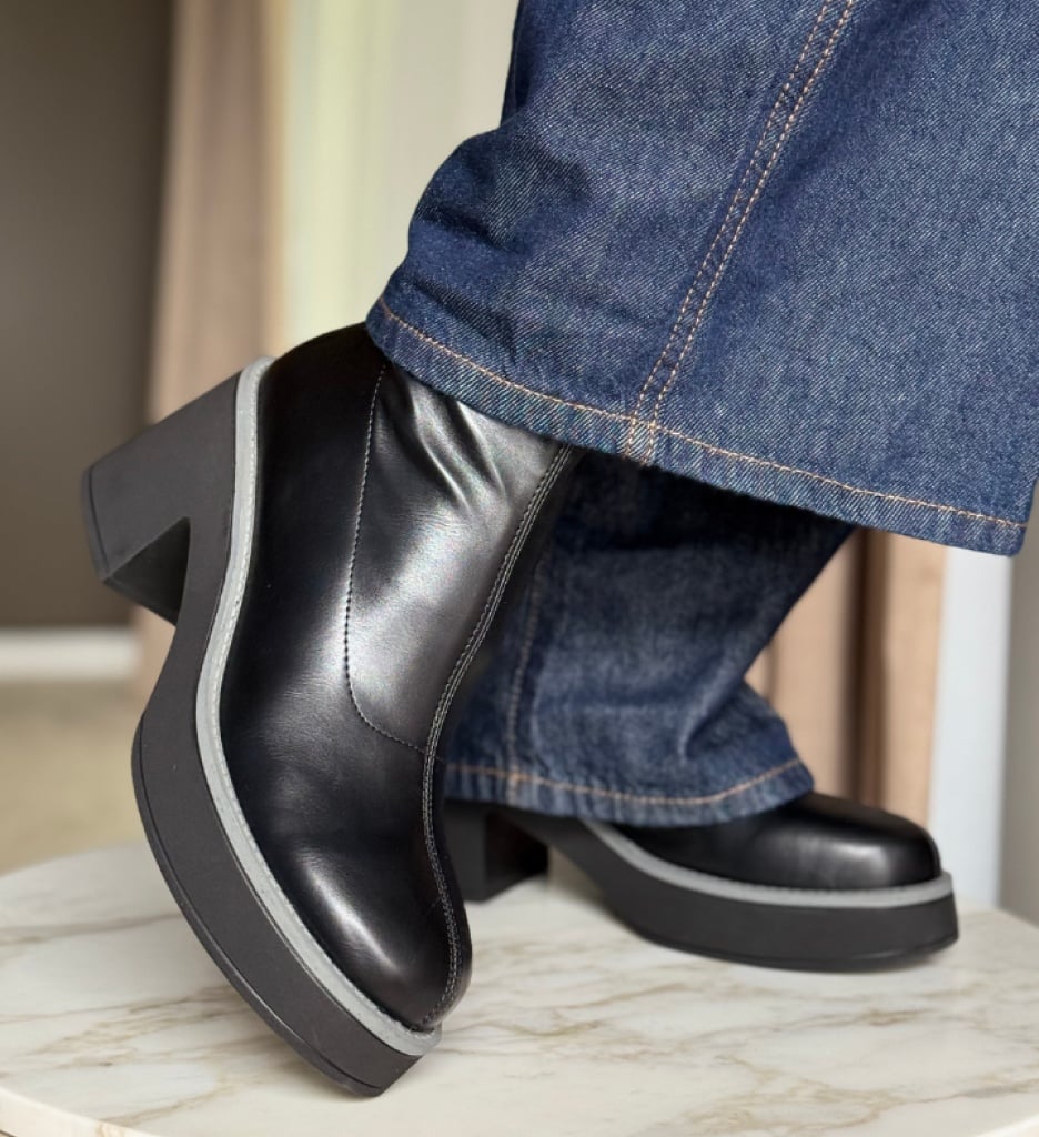 Botine Dama Naom Negre - Eleganță și Stil - imagine 3
