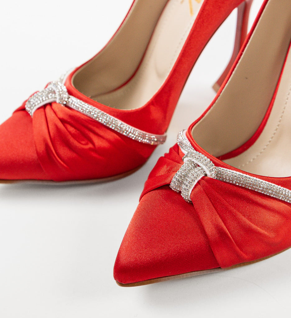 Pantofi Dama Rosii cu Toc Finko - Eleganță Maximă - imagine 12