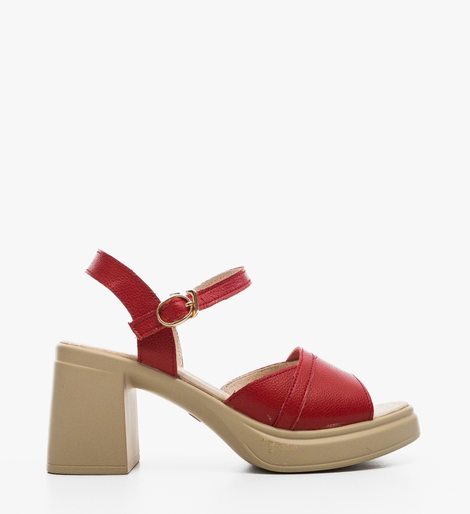 Sandale cu Toc Gaguwa Rosii - Eleganță și Stil - imagine 6