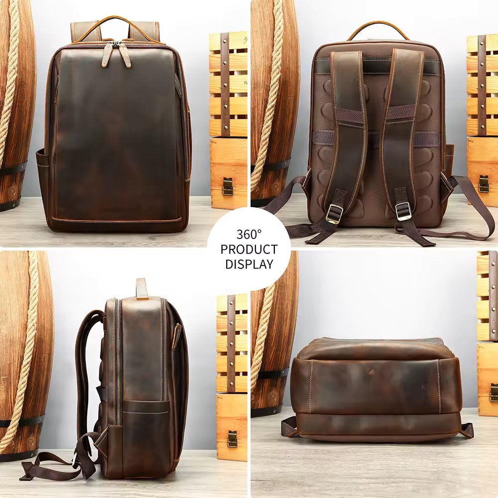 Rucsac Barbati Delis Sylas GT3319 Piele Naturala - imagine 7