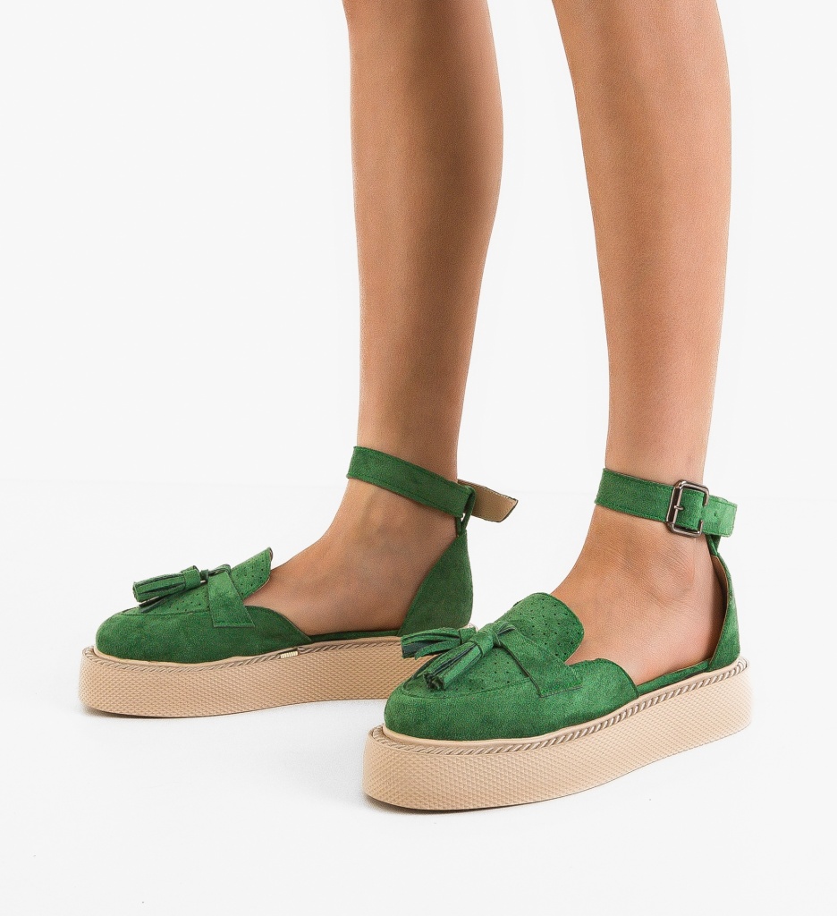 Pantofi Casual Kastor Verzi - Confort și Stil - imagine 3