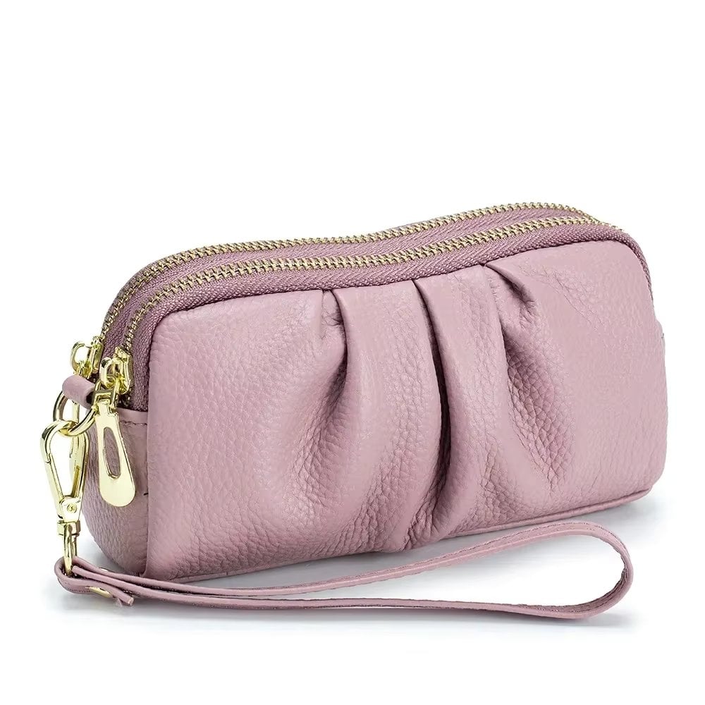 Delis Portofel Piele Naturala Mov PT1334