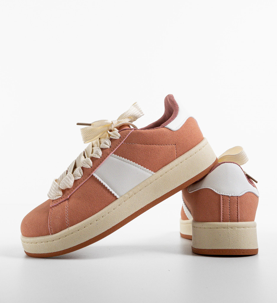 Sneakers Dama Kionba Roz - Confort Sport - imagine 7