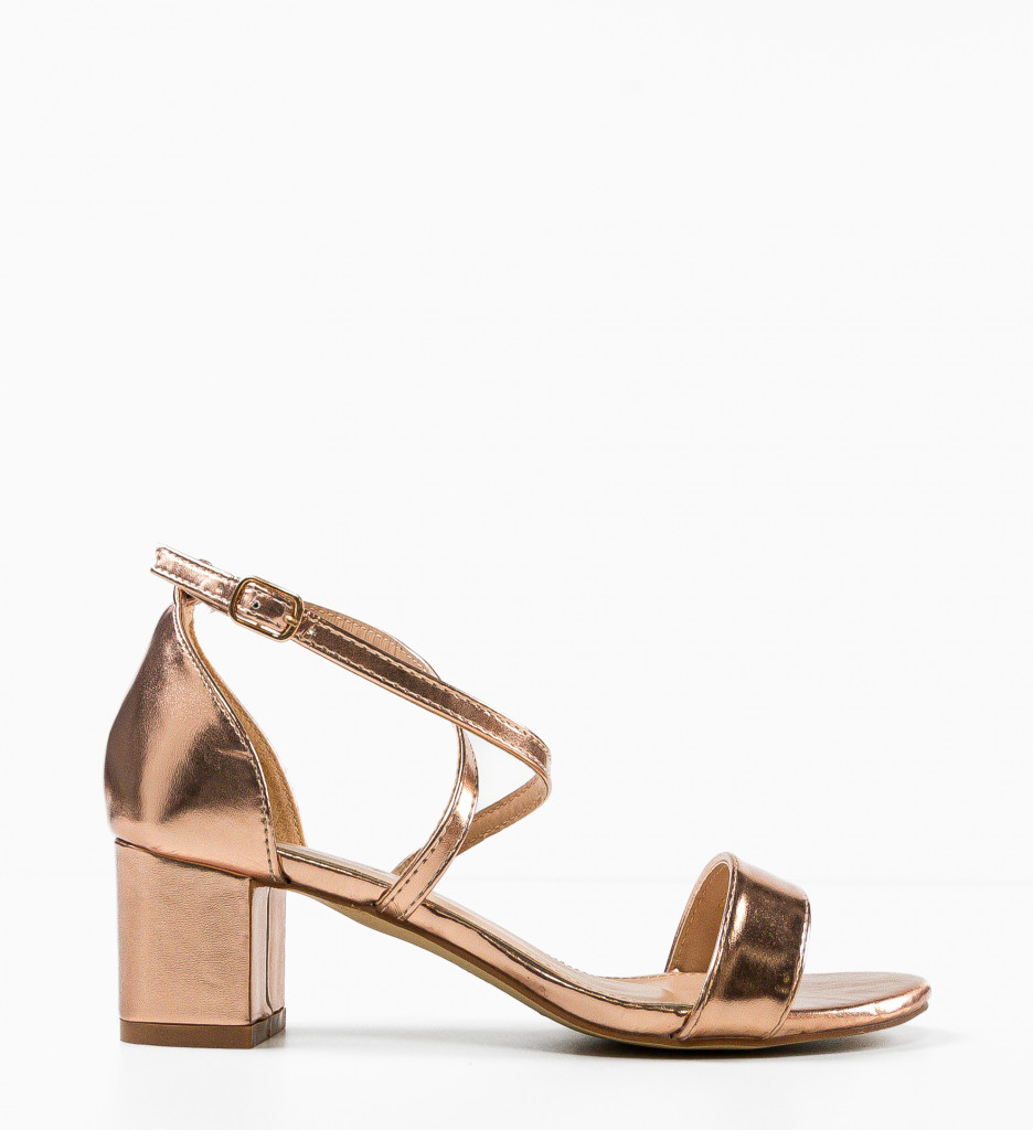 Sandale Dama Sefyma Roze cu Toc Elegant - imagine 6